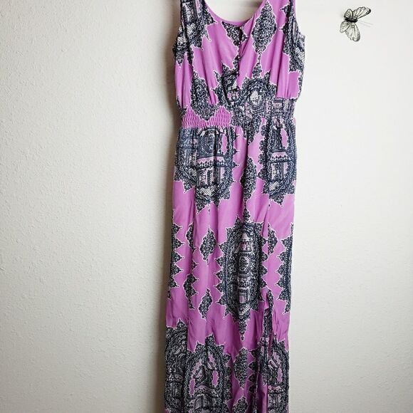 Anthropologie Maeve Anna's maxi dress lavender - Picture 4 of 8